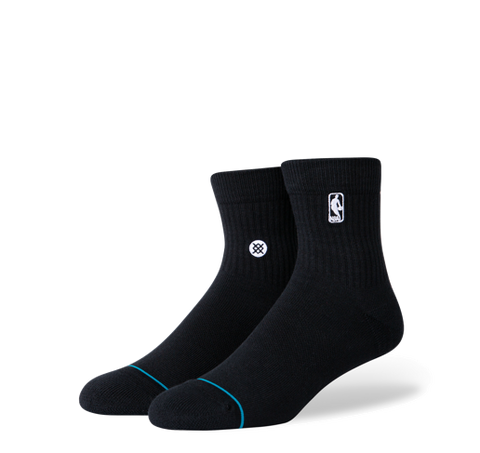 Stance NBA Logoman Black Quarter Socks