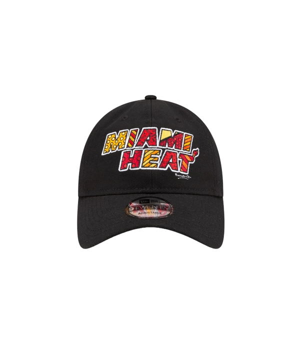 Britto x HEAT Black Dad Hat Unisex Caps Britto   