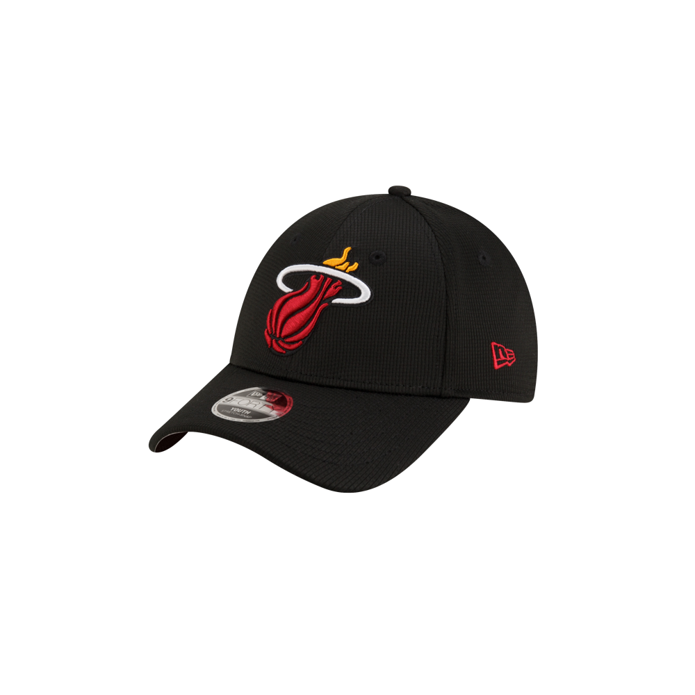 New Era Miami HEAT Pivot Stretch Logo Youth Snapback Youth Hat New Era   