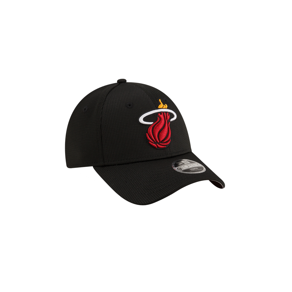 New Era Miami HEAT Pivot Stretch Logo Youth Snapback Youth Hat New Era   