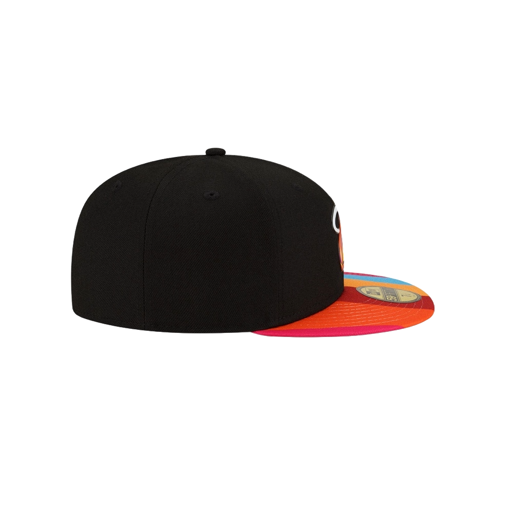 Court Culture Miami Mashup Vol. 2 Color Block Fitted Hat Unisex Caps Court Culture   