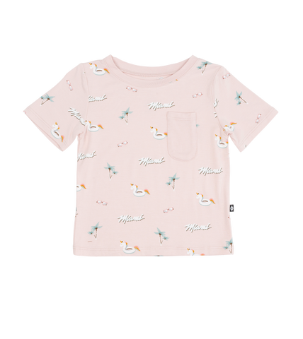 Court Culture x Kyte Baby Beach Blush Toddler Crew Neck Tee