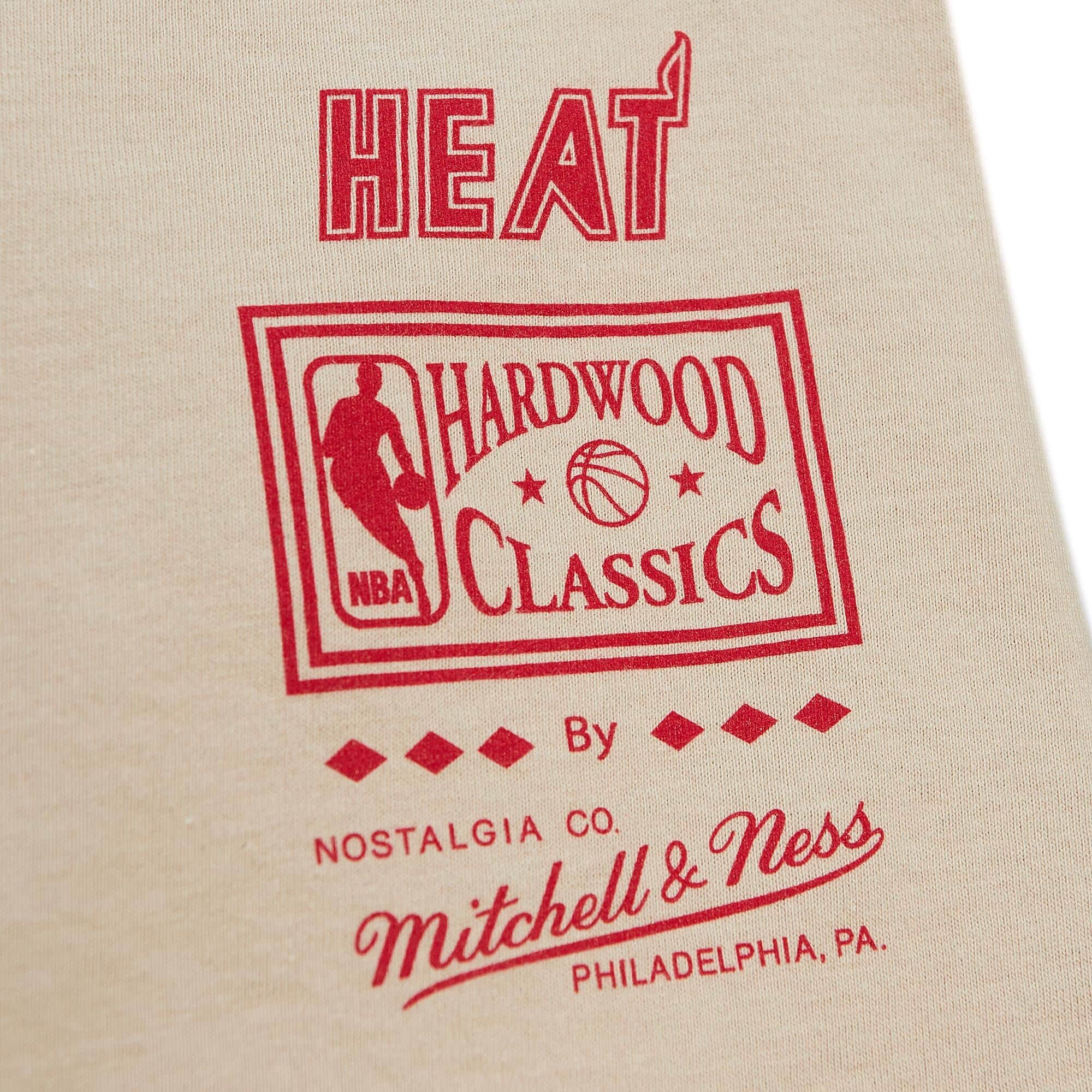 Mitchell & Ness Miami HEAT Game Day Pattern Tee Men's Tee Mitchell & Ness