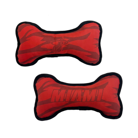 Miami HEAT Red Bone Dog Toy