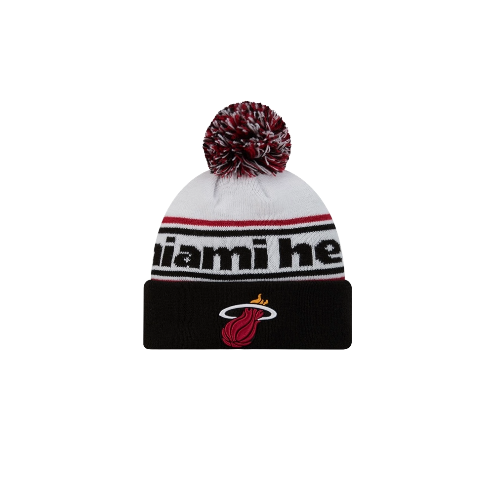 New Era Miami HEAT Branded Knit Unisex Caps New Era   