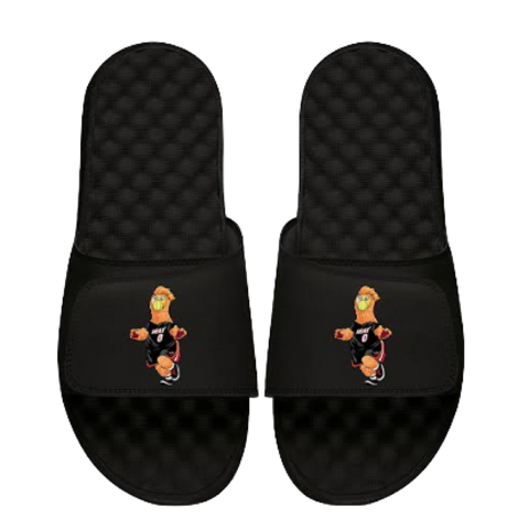 Islide Miami HEAT Burnie Black Sandals