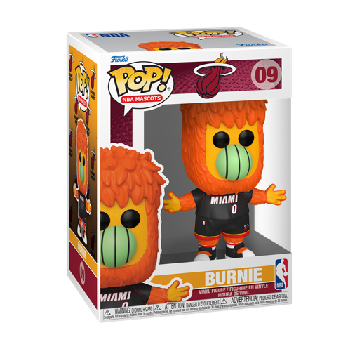 Burnie Miami HEAT Funko Pop! NOV. MISC.Z FUNKO   