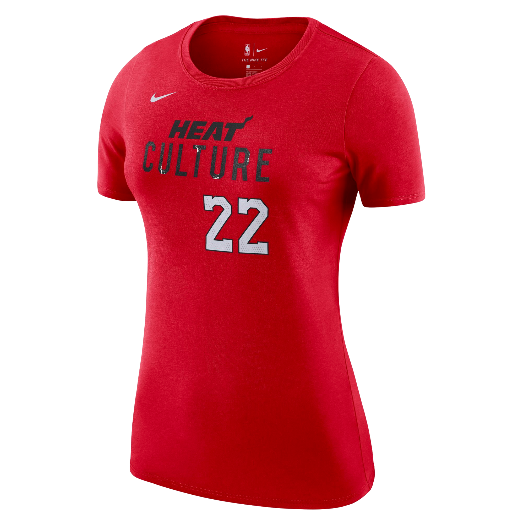 Jimmy Butler Nike HEAT Culture: Blood Red Name & Number Women's Tee Women's Tee Nike   