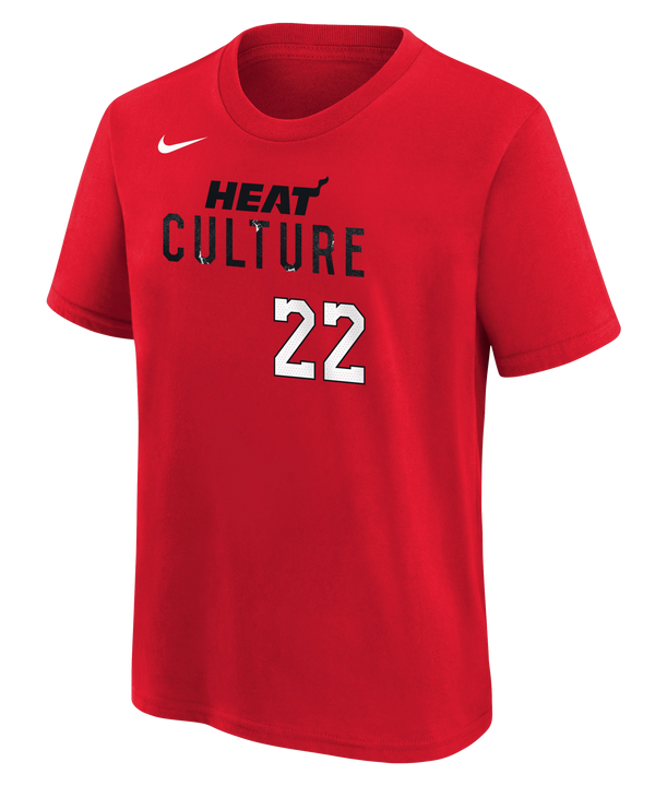 Jimmy Butler Nike HEAT Culture: Blood Red Name & Number Youth Tee Youth Tee Nike