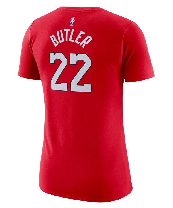 Jimmy Butler Nike HEAT Culture: Blood Red Name & Number Women's Tee Women's Tee Nike   