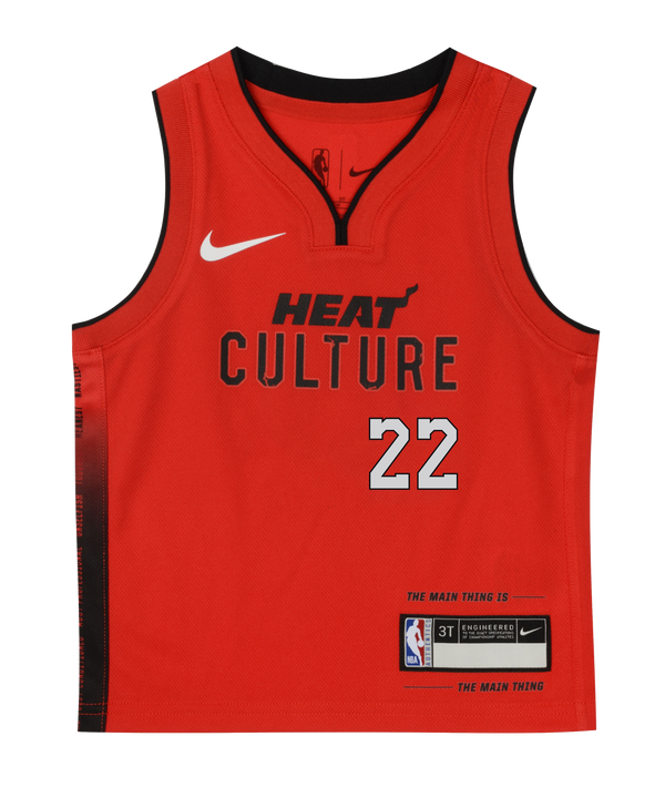 Jimmy Butler Nike HEAT Culture: Blood Red Kids Replica Jersey Kids Jersey Nike   