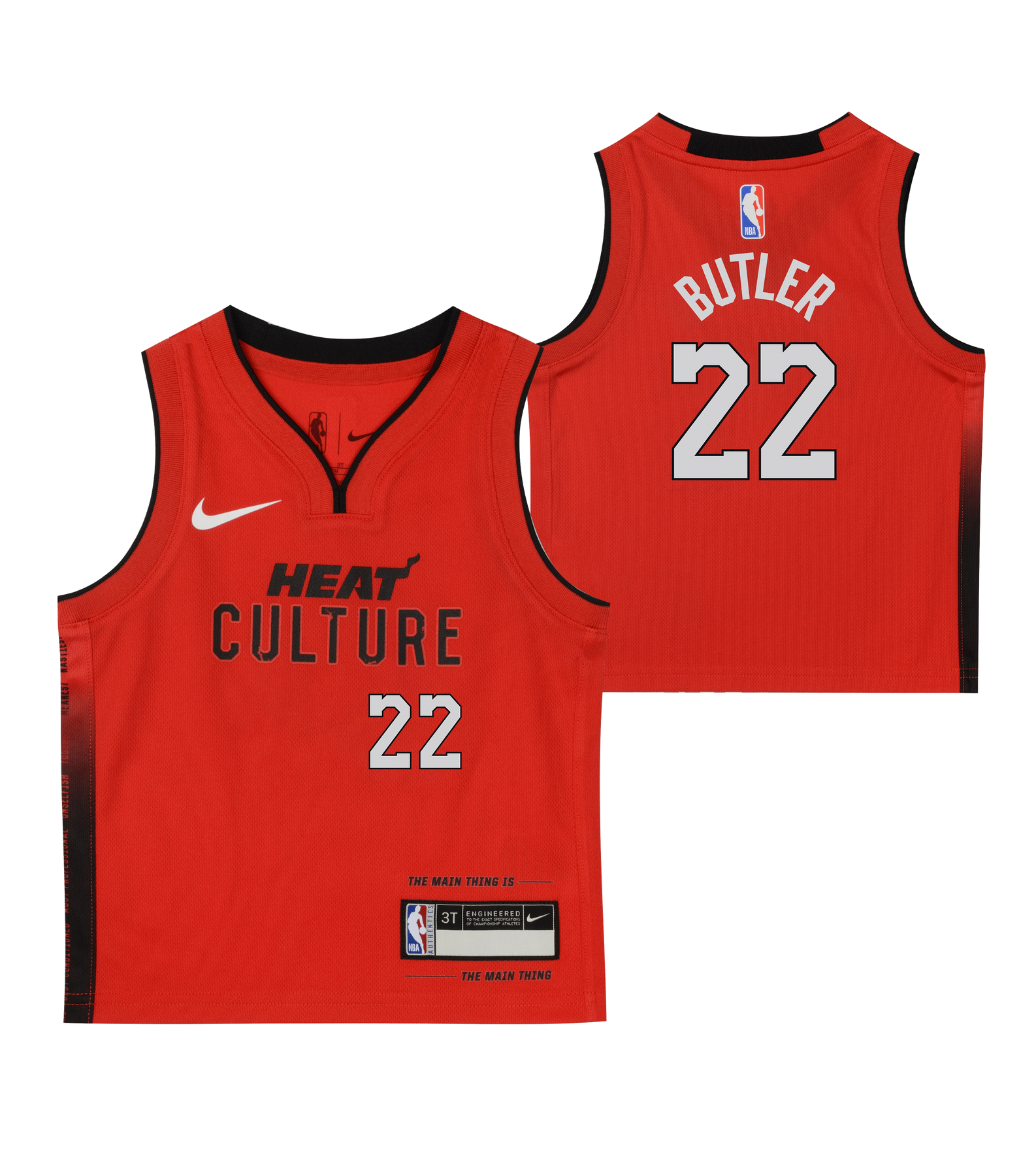 Jimmy Butler Nike HEAT Culture: Blood Red Kids Replica Jersey Kids Jersey Nike   