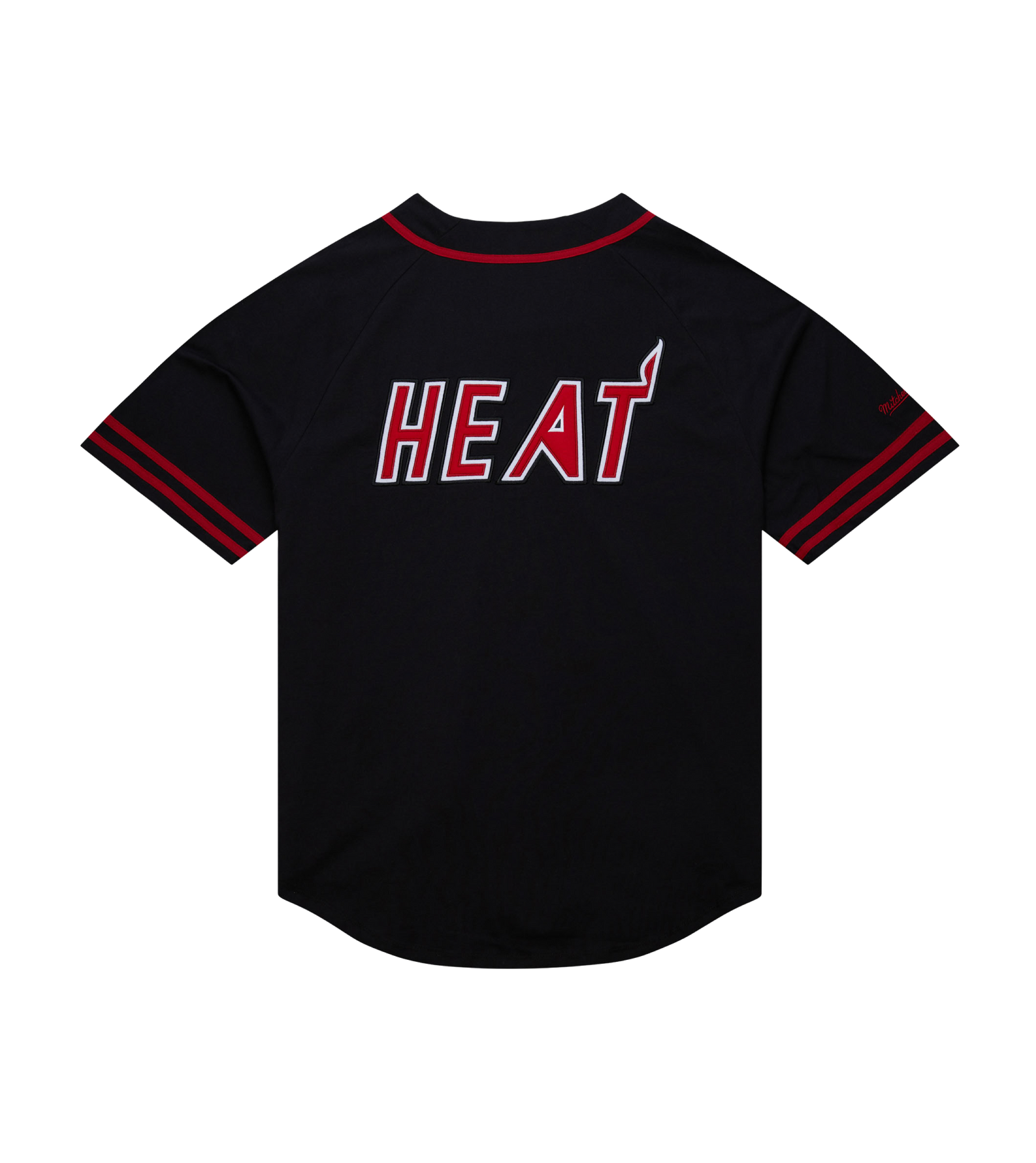 Mitchell & Ness Miami HEAT Button Down Tee Men's Tee Mitchell & Ness   