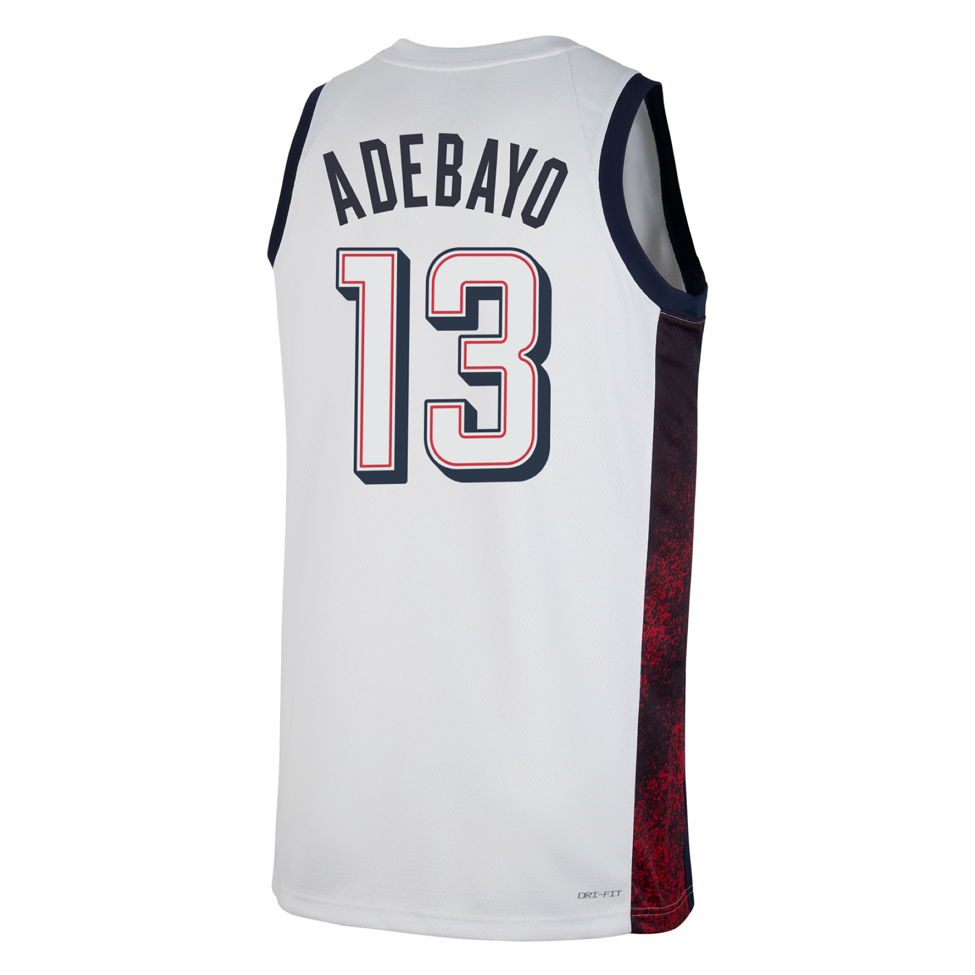 Bam Adebayo Nike 2024 USA Basketball White Swingman Jersey Men's Jersey Nike   