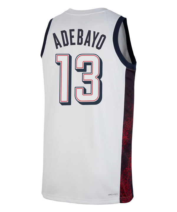 Bam Adebayo Nike 2024 USA Basketball White Swingman Jersey Men's Jersey Nike   