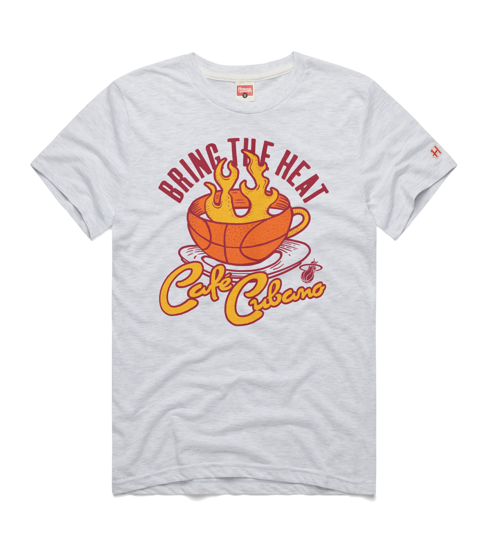 Homage Miami HEAT Cafe Cubano Tee MENSTEE Homage   