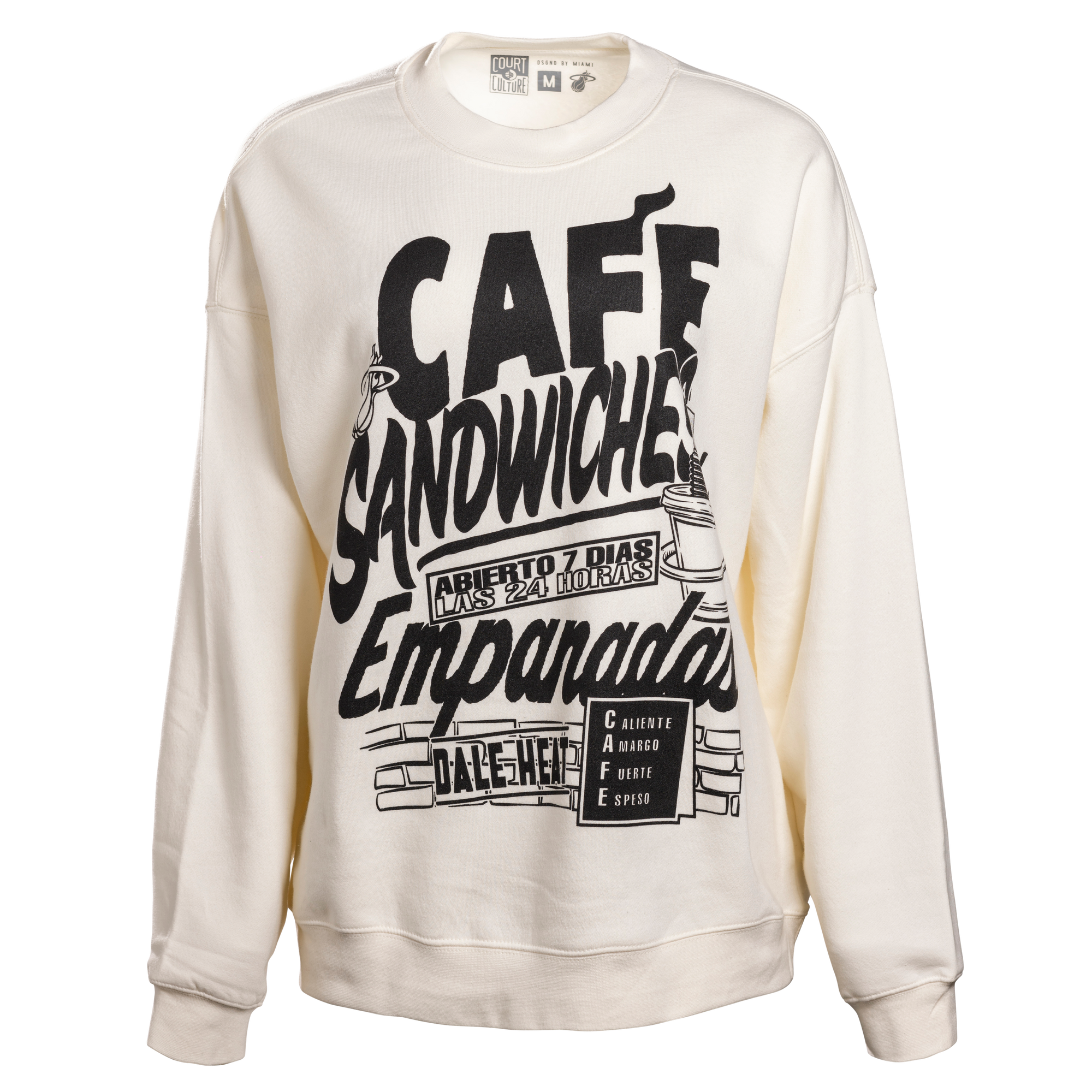 Court Culture Cafe HEAT Unisex Crewneck Unisex Sweater Court Culture