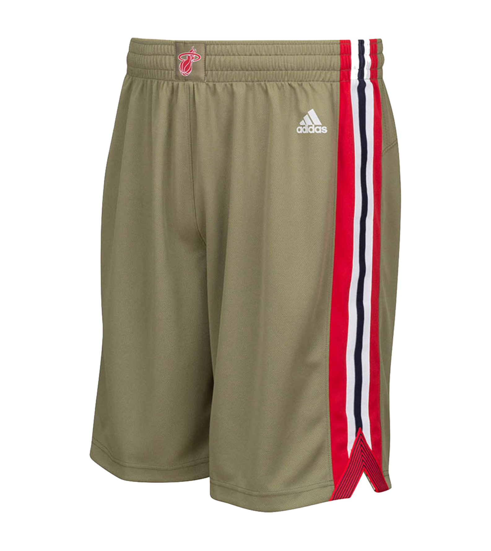 Adidas Miami HEAT Youth Home Strong Swingman Shorts Youth Shorts Adidas   