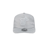 New Era Miami HEAT Grey Camo Trucker Snapback - 1