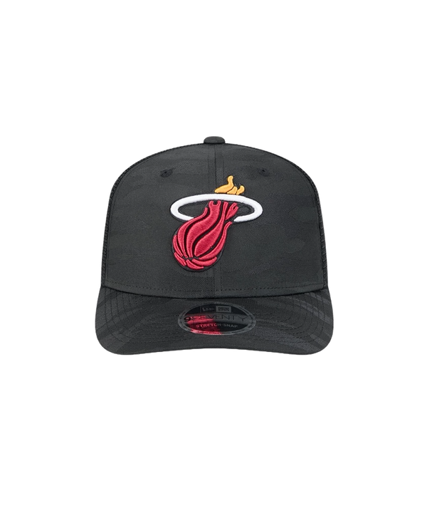 New Era Miami HEAT Camo Trucker Snapback Unisex Caps New Era   