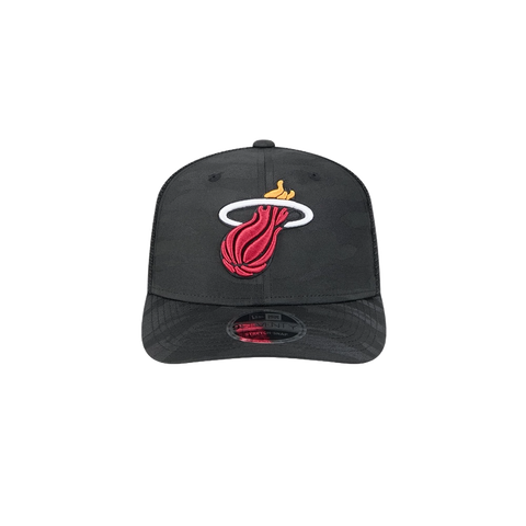 New Era Miami HEAT Camo Trucker Snapback