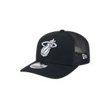 New Era Miami HEAT Black Canvas Stretch Snapback - 3