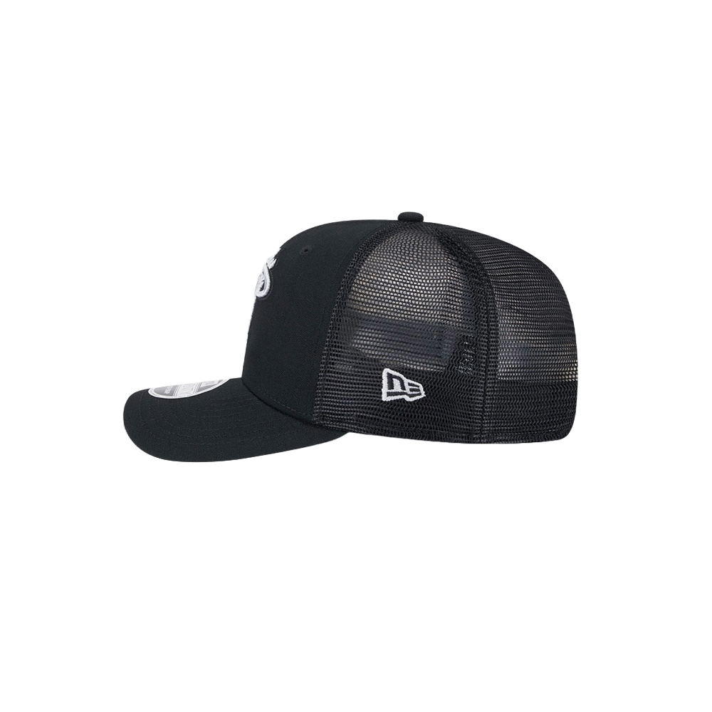 New Era Miami HEAT Black Canvas Stretch Snapback Unisex Caps New Era   