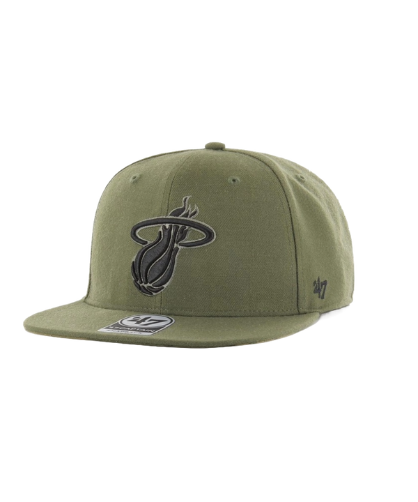 '47 Brand Miami HEAT Camo Captain Snapback Unisex Caps '47 Brand   