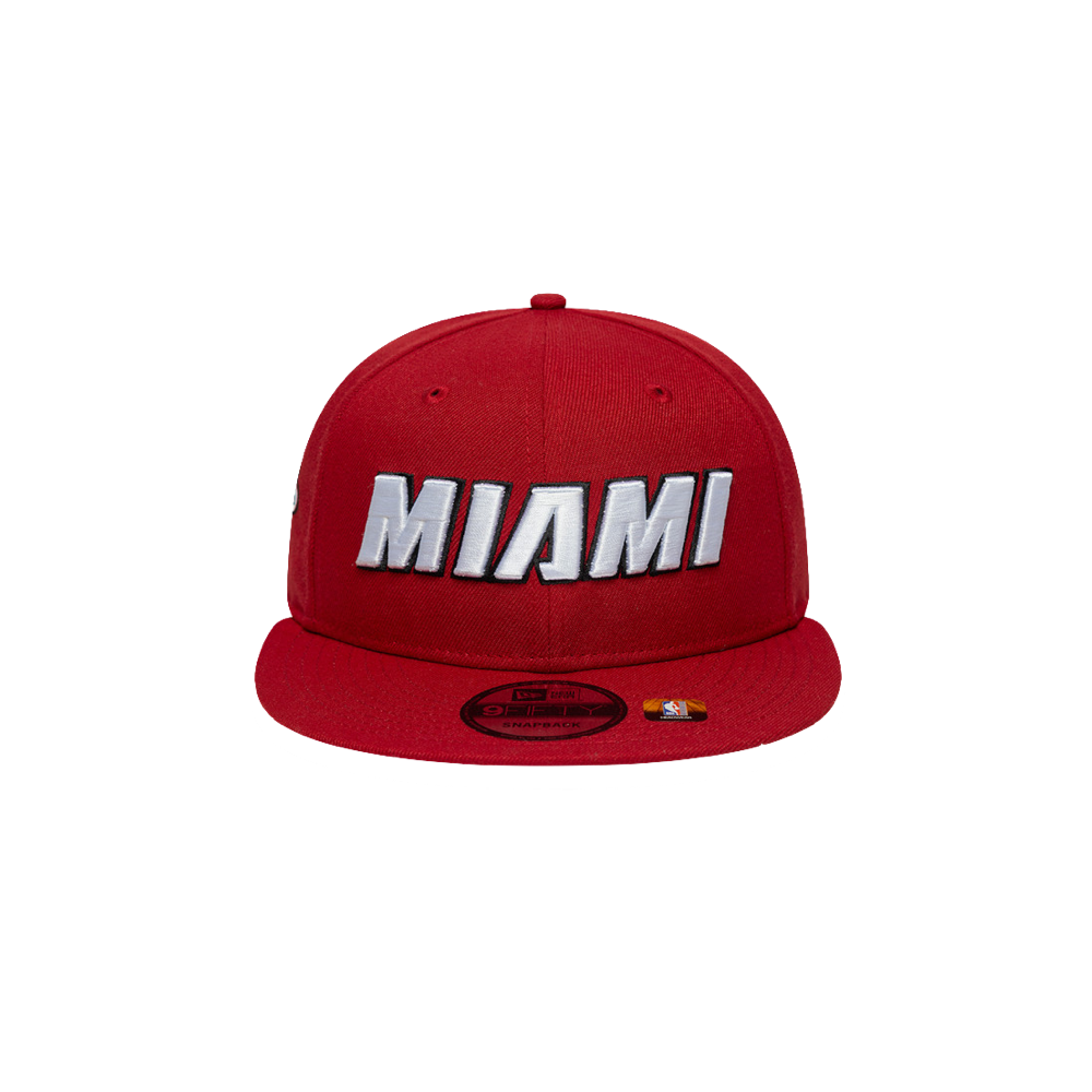 New Era Miami HEAT Statement Snapback Unisex Caps New Era   