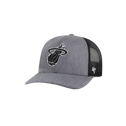 '47 Brand Miami HEAT Carbon Trucker Hat