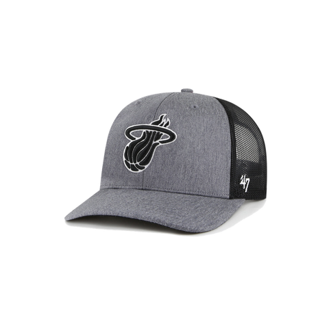 '47 Brand Miami HEAT Carbon Trucker Hat