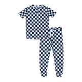 Court Culture X Everyday Leisure Checkerboard Short Sleeve PJ Set - 1