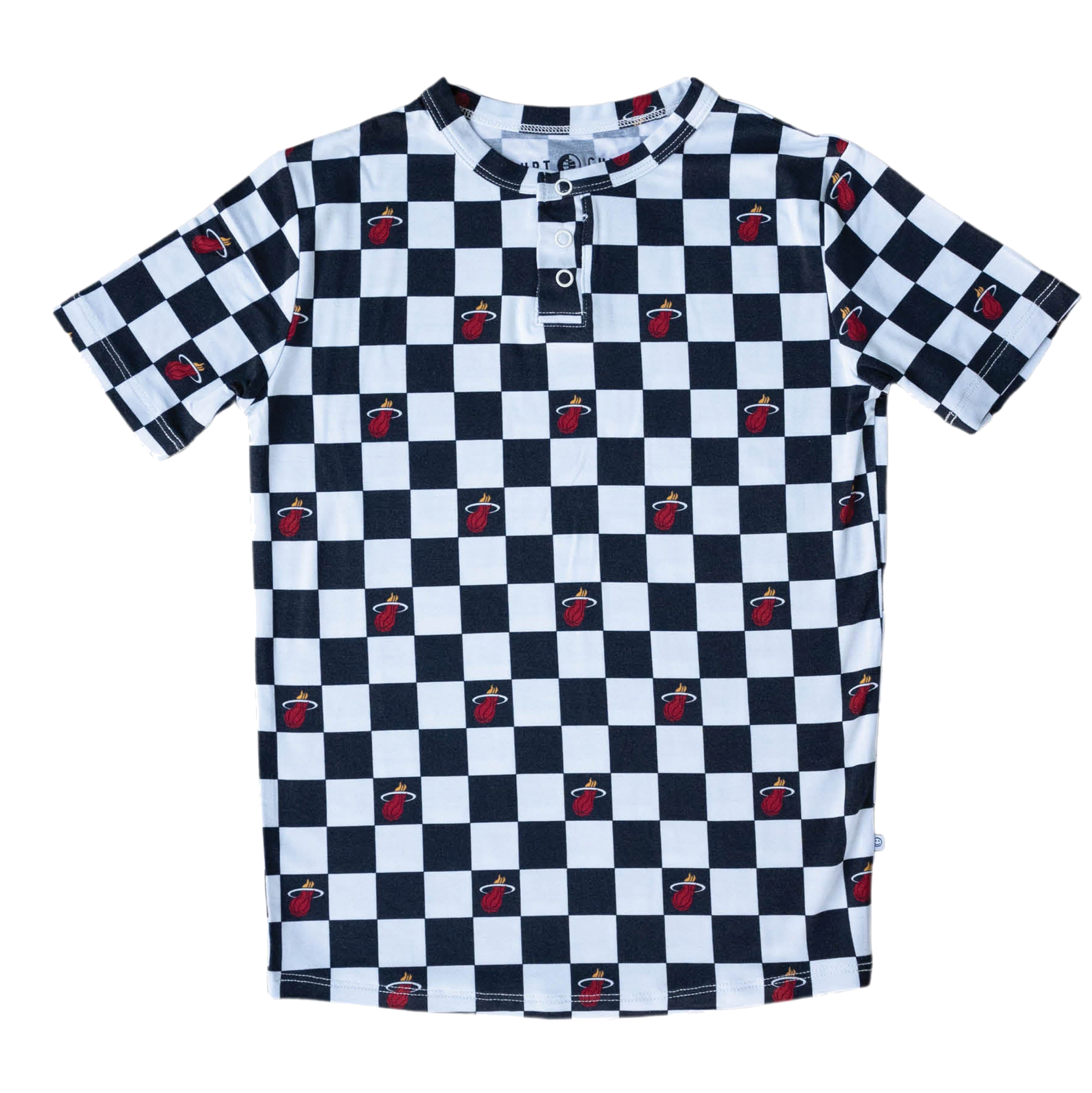 Court Culture X Everyday Leisure Checkerboard Short Sleeve PJ Set KIDSTEE BRIXTON PHOENIX   