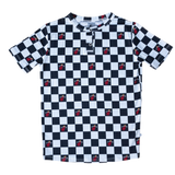 Court Culture X Everyday Leisure Checkerboard Short Sleeve PJ Set - 2