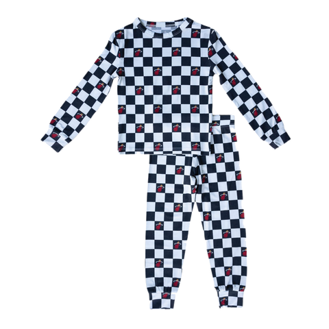 Court Culture X Everyday Leisure Checkerboard PJ Set