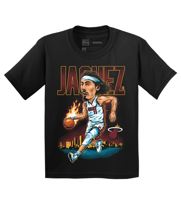 Jaime Jaquez Jr. Miami HEAT City View Youth Tee Youth Tee Item Of The Game   