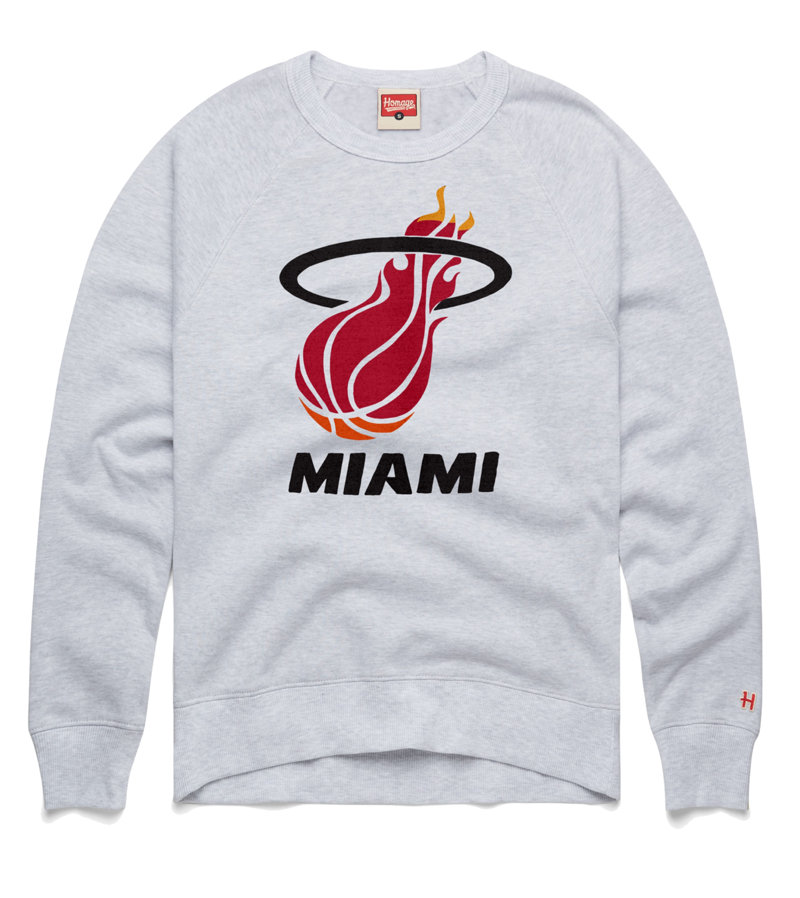 Homage Miami HEAT Classic Edition Crewneck Men's Crewneck Sweater Homage   