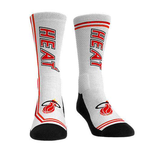 Rock 'Em Miami HEAT Classic Edition Youth Socks Youth Footwear Rock'em   