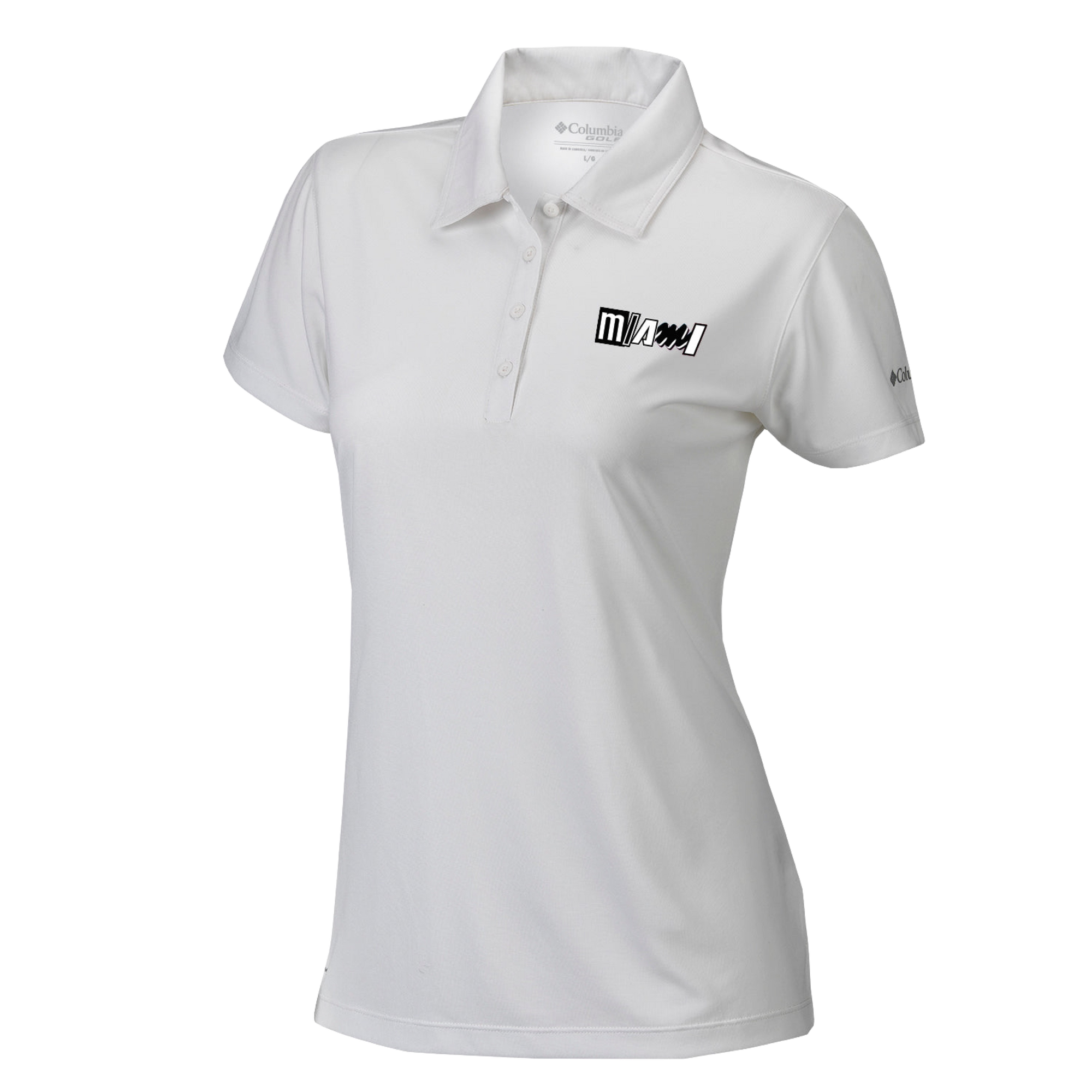 Columbia Miami HEAT Mashup Women's Polo Women's Polo Columbia Outdoor   