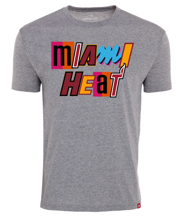 Sportiqe Miami HEAT Mashup Comfy Tee Unisex Tee Sportiqe   