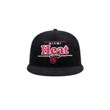 New Era Miami HEAT Corduroy Snapback - 1