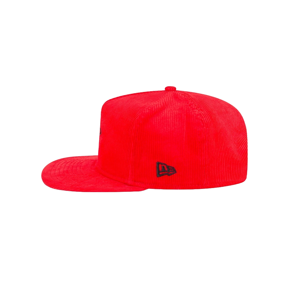 Court Culture HEAT Culture Corduroy Red Snapback Unisex Caps Court Culture   