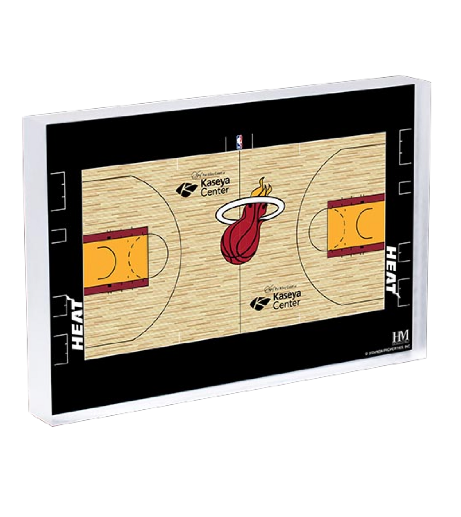 Miami HEAT Acrylic Mini Court Novelties Highland Mint   