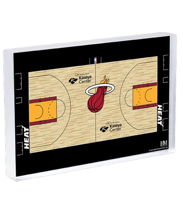 Miami HEAT Acrylic Mini Court Novelties Highland Mint   