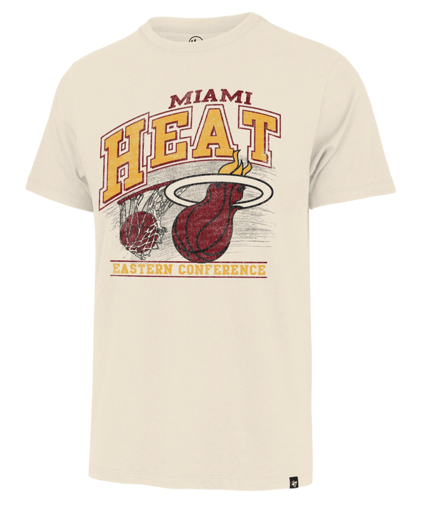 '47 Brand Miami HEAT Amp Up Tee Unisex Tee '47 Brand   