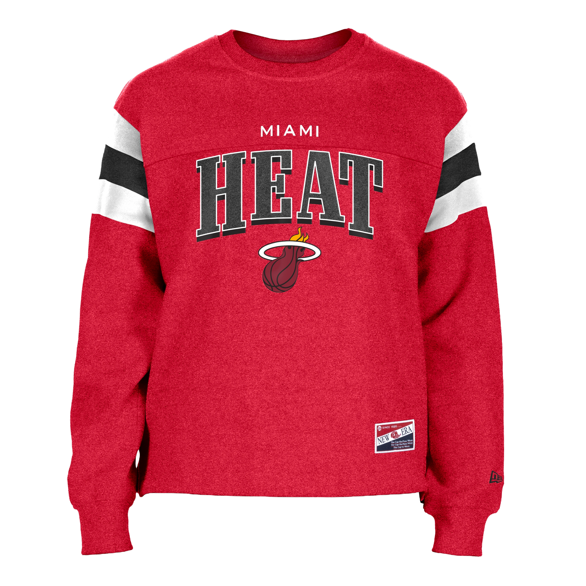 New Era Miami HEAT Red Women's Crewneck Women's Crewneck Sweater New Era   