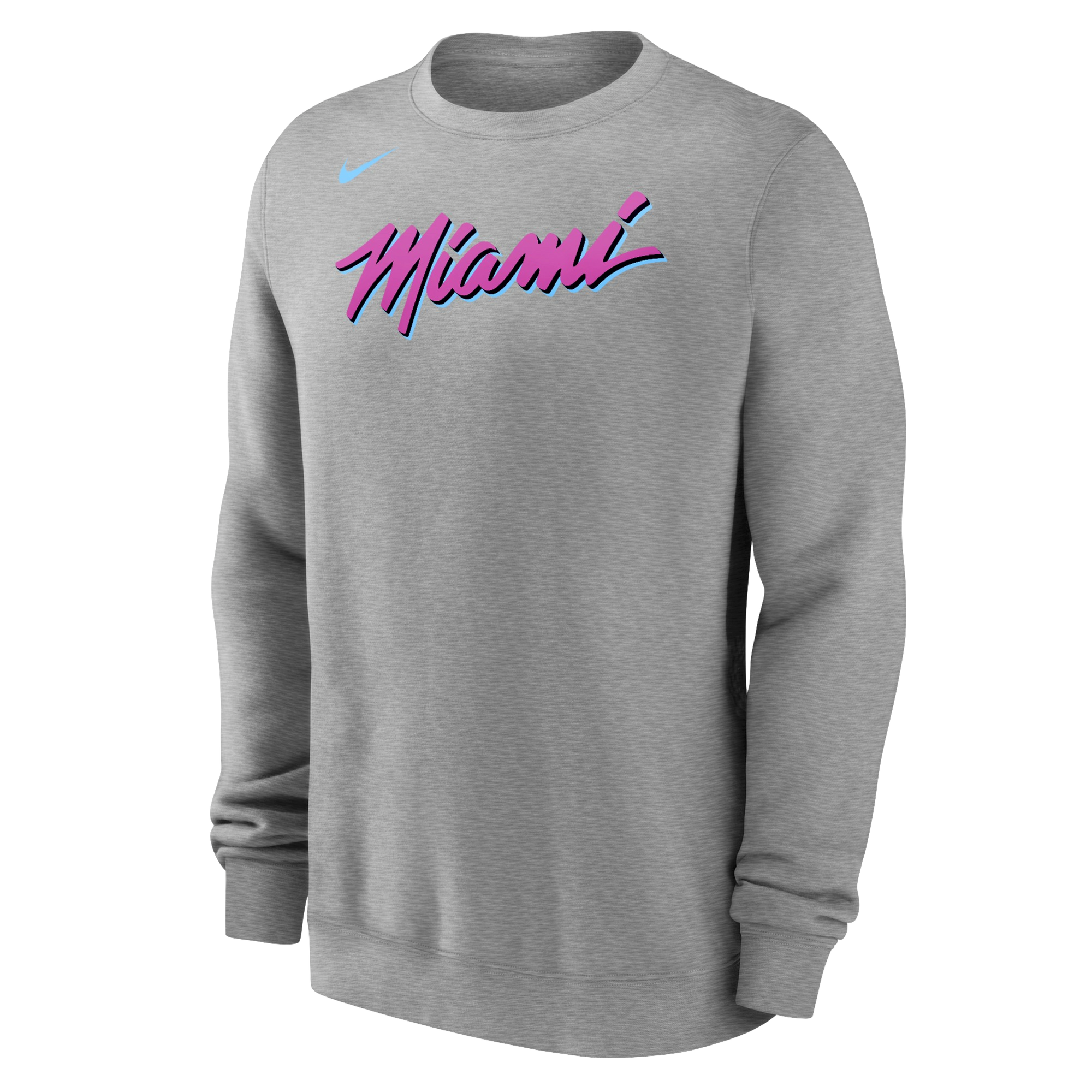 Nike Miami HEAT Original Vice Fleece Crewneck Men's Crewneck Sweater Nike