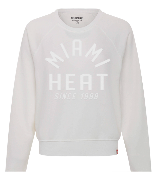 Sportiqe Miami HEAT Ashlyn Women's Crewneck Women's Crewneck Sweater Sportiqe   