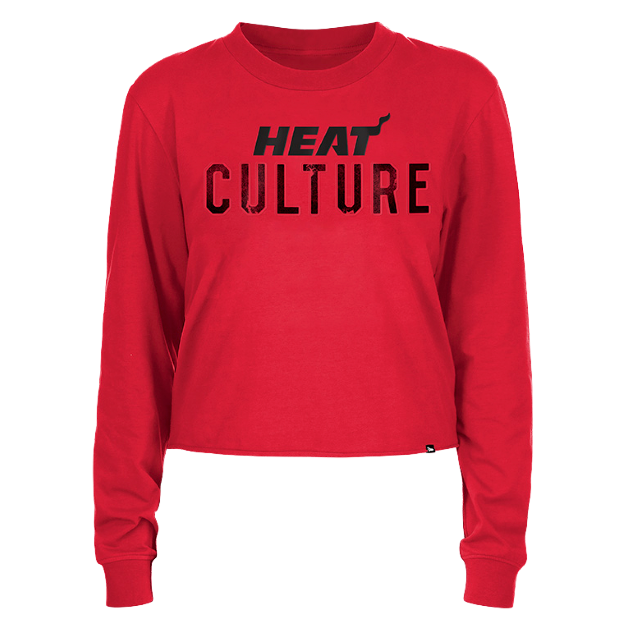 New Era HEAT Culture: Blood Red Women's Long Sleeve Crop Women's Tee New Era   