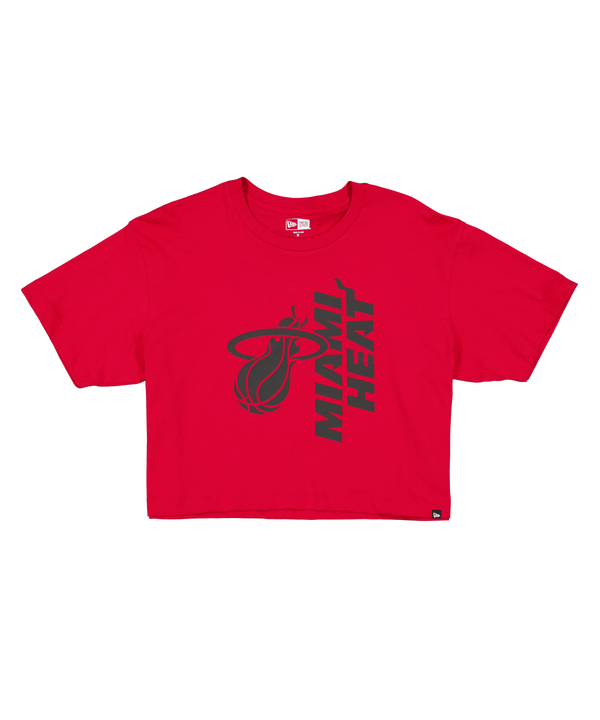 New Era HEAT Culture: Blood Red Women's Boxy Crop Women's Crop Top New Era   